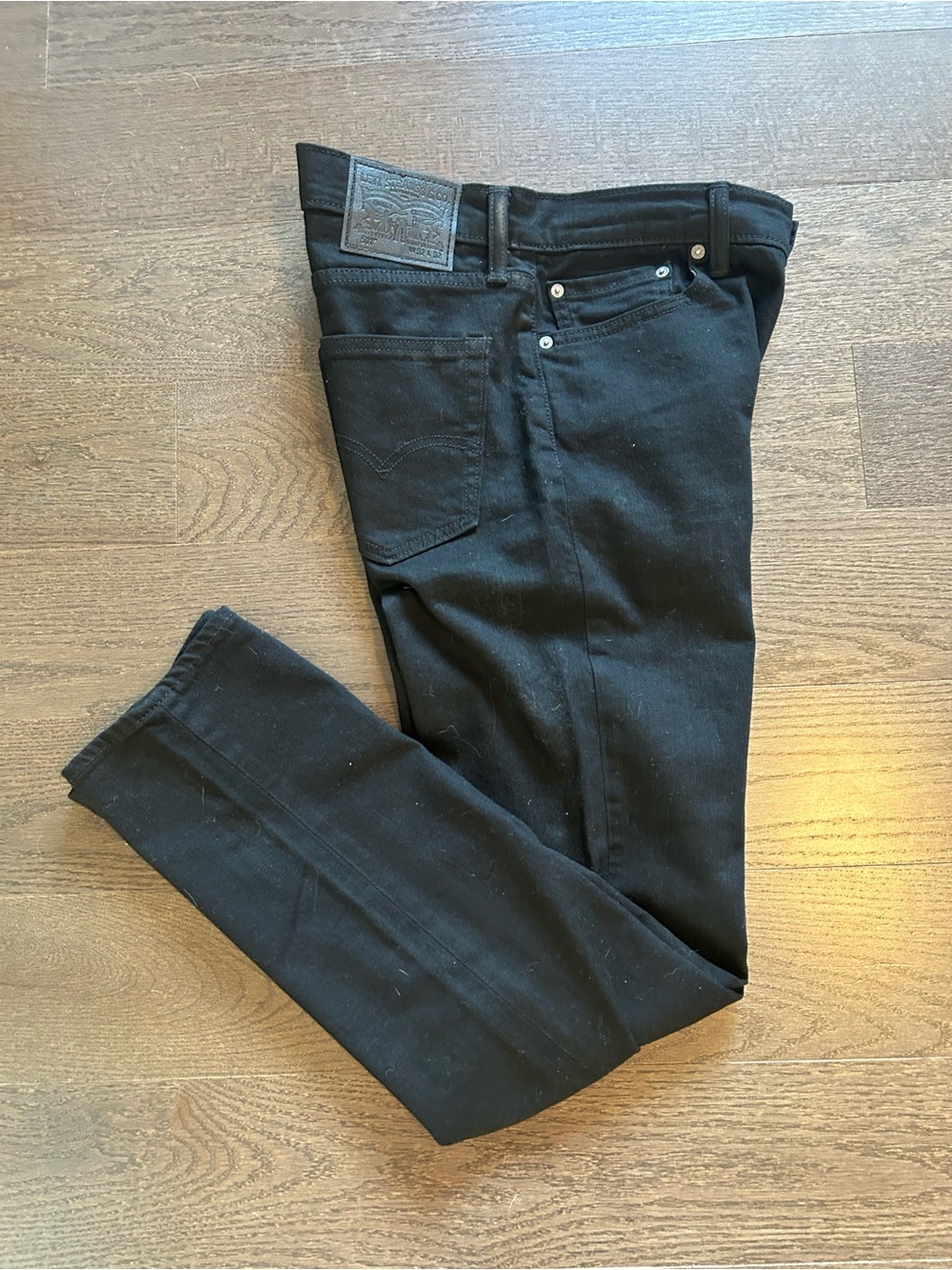 Levi's 511 Slim Fit Jeans - Black Nightshine (W32 L32) EUC no fading